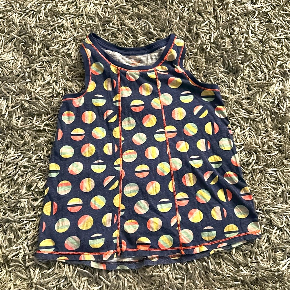 Girls patterned tank top 7-8